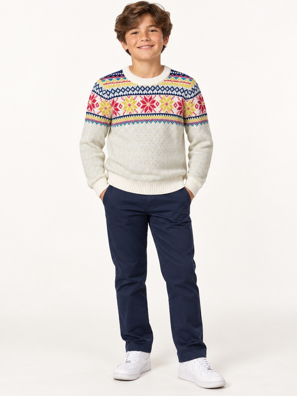 Holiday Lane Christmas Boys Sweater Size L NEW # H813